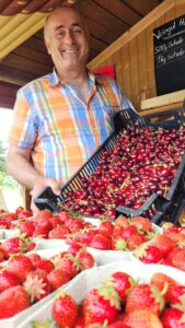 Erdbeeren und Kirschen Bild